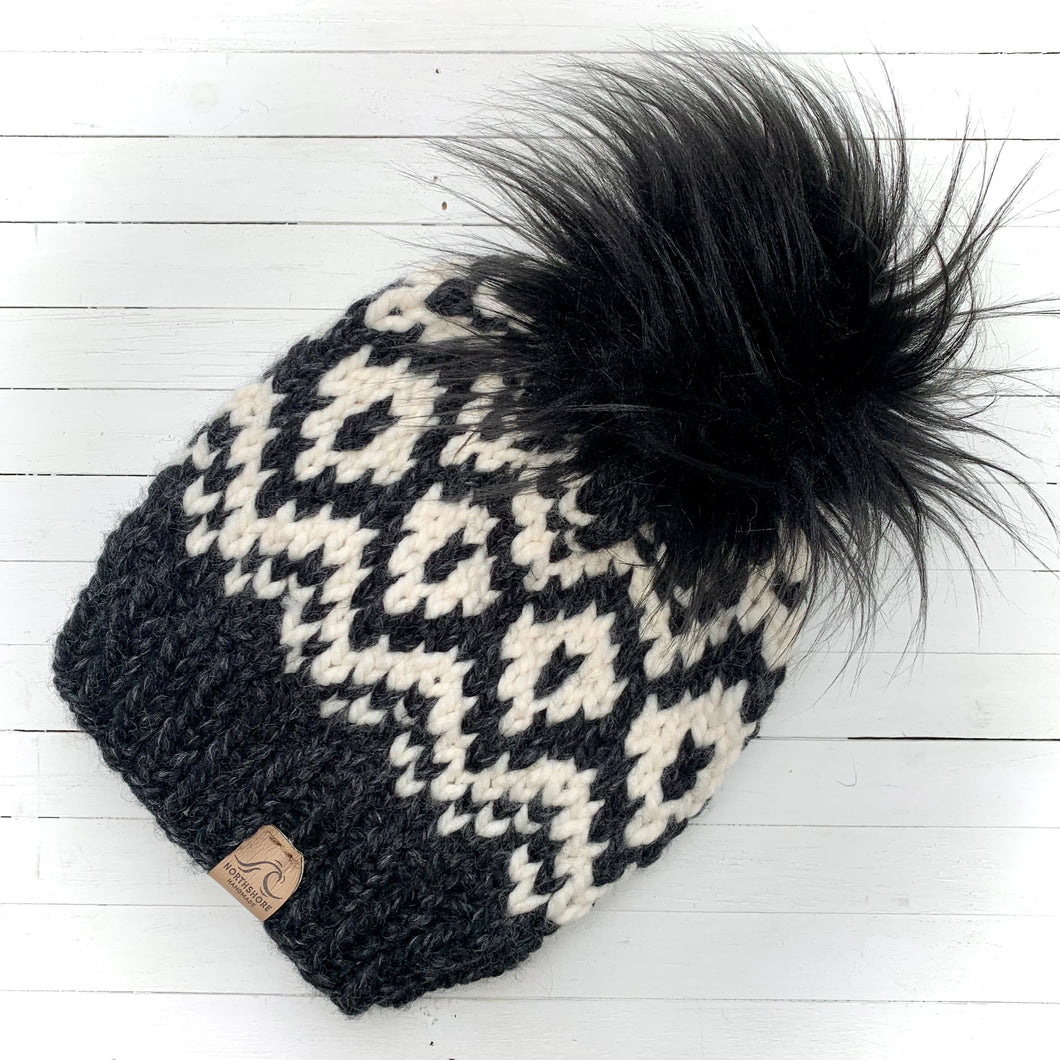 Sweater weather hat in Charcoal