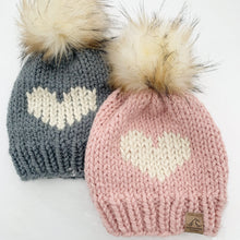 Load image into Gallery viewer, Heart hat beanie