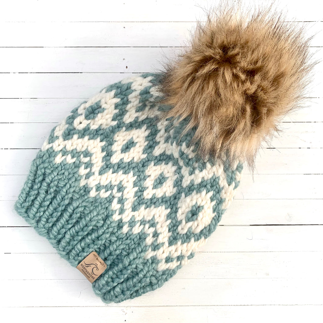 Sweater weather hat in Succulent